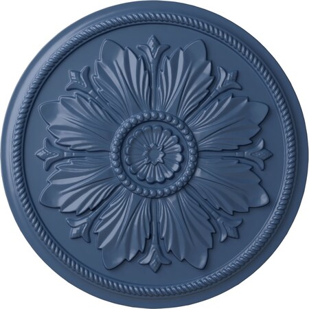 Ekena Millwork Kaya Ceiling Medallion (Fits Canopies up to 5 1/4"), Hand-Painted Americana, 23 5/8"OD x 1 1/2"P CM23KAAMF